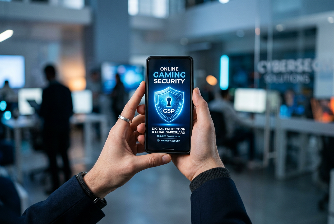 A digital shield representing security and regulation.